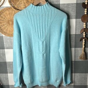 Blue Sweater Woman’s